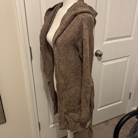 Banana Republic Tan Hooded Cardigan - Picture 2 of 5